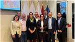 La Difensora civica Meyer (4a da sx) alla presentazione del progetto INTERREG Fit4Co CBO presso la Rappresentanza comune dell’Euregio Tirolo-Alto Adige-Trentino (Foto: Difesa civica)