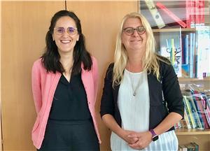 (da sx) La Difensora civica Veronika Meyer e la direttrice del CTCU Gunde Bauhofer. (Foto: Difesa civica)